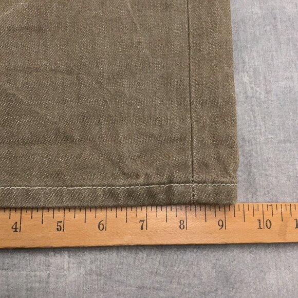 Levis 501 Jeans Men 42Wx29 Tan Brown Button Fly Straight Fit High Rise Cotton - Picture 10 of 14